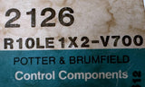 Potter & Brumfield R10L-E1-X2-V700 Relay 24 VDC 5A DPDT 2126