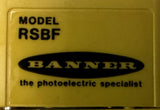 Banner RSBF Photoelectric Sensor Maxi Beam Glass Fiber Optic 25576