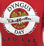 Gildan Men's Dyngus Day Buffalo Sto Lat Red Short Sleeve Shirt Size Large