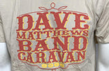 Next Level Men's Dave Matthews Band Caravan 2011 Beige Short Sleeve Shirt Large