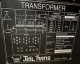 Jeil Trans JLT-7280NH 72/80 KVA Transformer 230/470V Primary 200V Secondary 3 Ph