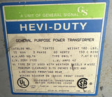 Hevi-Duty T2H15S 15 KVA Transformer 480V HV 208Y/120 LV 3 Phase 60 Hz