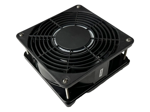 Dayton 6KD75 Axial Fan Square Black 115V AC 1 Phase 50/60 HZ 3150 RPM 4-11/16"