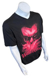 Universal Studios Marvel Men's Wolverine Black V-Neck Shirt Size Large