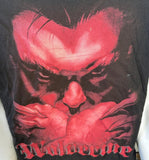 Universal Studios Marvel Men's Wolverine Black V-Neck Shirt Size Large