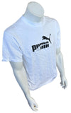 Anvil Men's Puma Graphic White Short Sleeve Shirt Size Medium