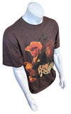 Anvil Men's Lone Ranger Brown Short Sleeve Shirt Size Large