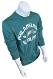 Nike Men's Philadelphia Eagles 1933 Green Long Sleeve Shirt Size Large