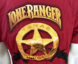 Anvil Men's Disney Lone Ranger Red Short Sleeve Shirt Size Large