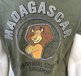 Universal Studios Singapore Men's Madagascar Alex Green Shirt Size Large