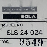 Sola SLS-24-024 Regulated Power Supply 24 VDC @ 2.4 Amps