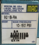 MAC Valves Inc. 921B-RA Solenoid Valve 10-150 PSI