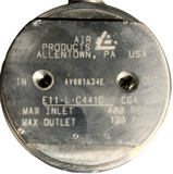 Air Products E11-L-C441C In-Line Regulator 400 PSI