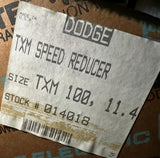 Dodge TXM Gear Speed Reducer TXM 100 11.33 Ratio 154 RPM AGMA Class 1