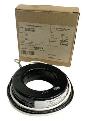 Simpson Electric 01298 Current Transformer 150:5 Ratio 600V