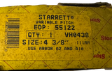 Starrett VH0438 Hole Saw 4-3/8" 111 mm Size HSS Bi-Metal Use For Arbor A2, A10