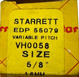 Starrett VH0058 Hole Saw 5/8" 16 mm Size Bi-metal Use For Arbor A1, A4