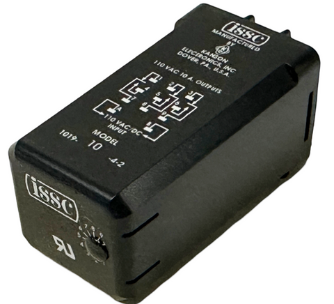 ISSC 1019-10-4-2 Time Delay Relay Plug-In 110 VAC 10 A