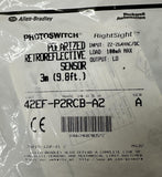 Allen-Bradley 42EF-P2RCB-A2 Polarized Retroreflective Photoelectric Sensor 3m