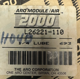 ARO L26221-110 G0200 Pneumatic Lubricator 1/4" NPT 175 PSI