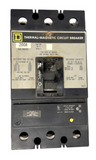 Square D KAL36200 Thermal-Magnetic Circuit Breaker 200 A 3-Pole 600 VAC 250 VDC