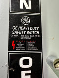 General Electric NP1578000G Fusible Heavy Duty Safety Switch 600VAC 30A 30HP