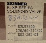 Parker Skinner R2LB2200 Solenoid Valve 5-200 PSI 110/120 VAC 50/60 HZ