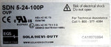 Sola SDN 5-24-100P Power Supply 115/230 VAC 2.2/1.0 AMP 50/60Hz