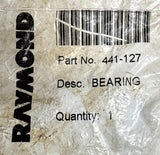 Raymond 441-127 Single Shield Ball Bearing 1" Bore