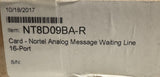 Nortel Networks NT8D09BA-R Analog Message Waiting Line Card 16-Port