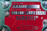 Numatics 4JLSAD3 Pneumatic Solenoid Valve 1/2" NPT 3-Way 115VAC 50HZ 0.50 AMP