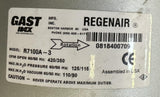 Gast Regenair R7100A-3 Regenerative Air Blower 10 HP 420 CFM 208-230/460V 3 Ph