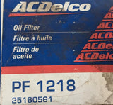 ACDelco PF1218 Engine Oil Filter 25160561