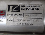 Salina Vortex DAC35ATM Pneumatic Air Cylinder I350 x 3-1/2M Size 250 PSI MAX