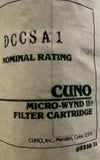 Cuno Micro-Wynd II Filter Cartridge DCCSA1 Nominal Rating