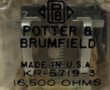 Potter & Brumfield KR-5719-3 Relay 16,500 Ohmns