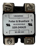 Potter & Brumfield SSR-240A25 Solid State Relay 120/240 VAC