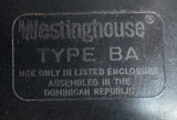 Lot of (5) Westinghouse BAB1020 Circuit Breaker 20 Amp Type BA 1-Pole