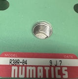 Numatics R30R-04 Pneumatic Regulator 1/2" Size 0-125 PSI Max