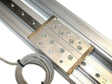 SMC MY2H16G-400L 16" Mechanical Joint Rodless Cylinder Linear Guide w/ sensors