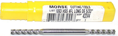 Morse Cutting Tools 43244 5/32" Diameter 3/16" Shank 4 Flute HSS End Mill New Business & Industrial:CNC, Metalworking & Manufacturing:Metalworking Supplies:End Mills:Finishing End Mills Morse Cutting Tools   