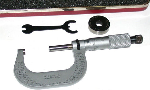 Starrett Precision .0001" Micrometer 1- 2" Model 2 w/ Case and Master Calibrated