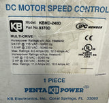 KB Electronics KBMD-240D DC Motor Speed Control 115/230VAC 1-WAY 50/60HZ 9370D