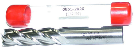 YG-1 Minicut 867-20 5/8" Diameter 5/8" Shank 4 Flute HSS End Mill New