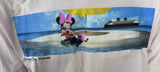 Anvil Unisex Disney Castaway Cay Bahamas Cruise Minnie Mouse Pink Shirt Large