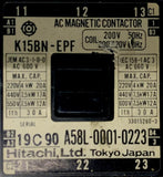 Hitachi K15BN-EPF AC Magnetic Contactor 600 VAC 50/60 HZ