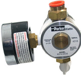 Parker Watts R374-02CG 1/4" NPT 0 - 125 PSI Air Regulator w/ Pressure Gage