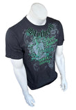 Warner Bros Men's Harry Potter Slytherin Black Short Sleeve Shirt Size Medium