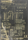 Siemens 3TF4222-0A Contactor Relay W/ 3UA52-00-2A Solid State Overload Relay