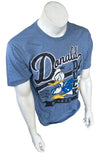 Disney Men's Donald Duck Blue Short Sleeve Shirt Size Medium